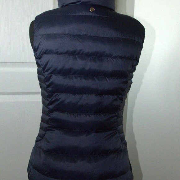 Lilly Pullitzer Allie Packable Midnight Puffer Down Feather Filled Vest XS - Picture 2 of 8